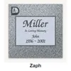 Zaph carved in granite