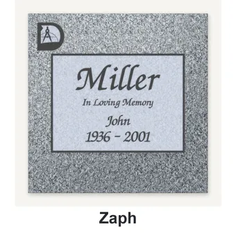 Zaph carved in granite