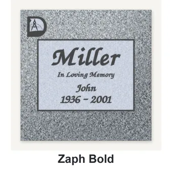 Zaph - Bold carved in granite
