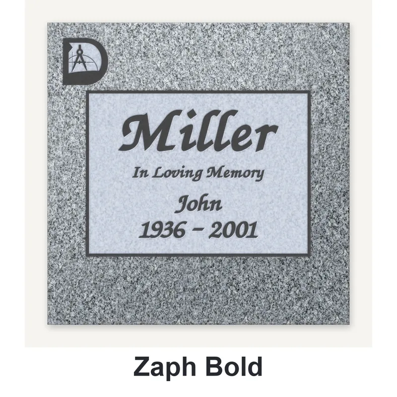 Zaph - Bold carved in granite