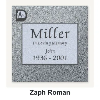 Zaph Roman carved in granite