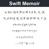 Swift Memoir character chart