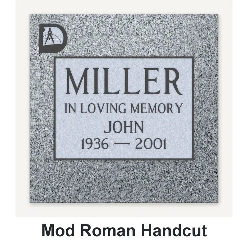 Mod Roman Handcut carved in granite