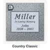 Country Classic carved in granite