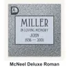 McNeel Deluxe Roman carved in granite