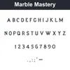 Marble Mastery character chart