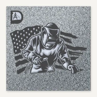 Welder & Flag
