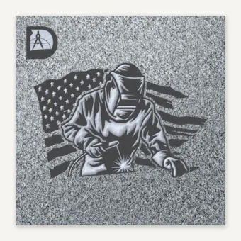 Welder & Flag