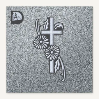 Cross & Daisies